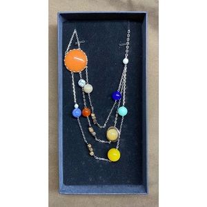 Think Geek Solar Orbit / Solar System Necklace